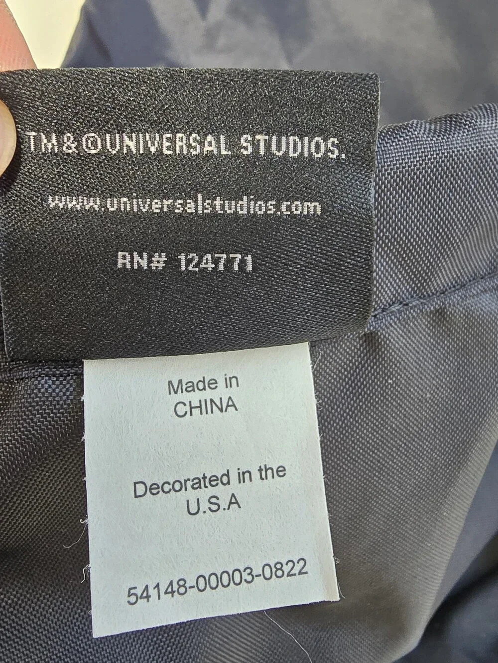 NWT 2022 Universal Orlando Resort Halloween Horror Nights Cinch Bag Pumpkin Lord